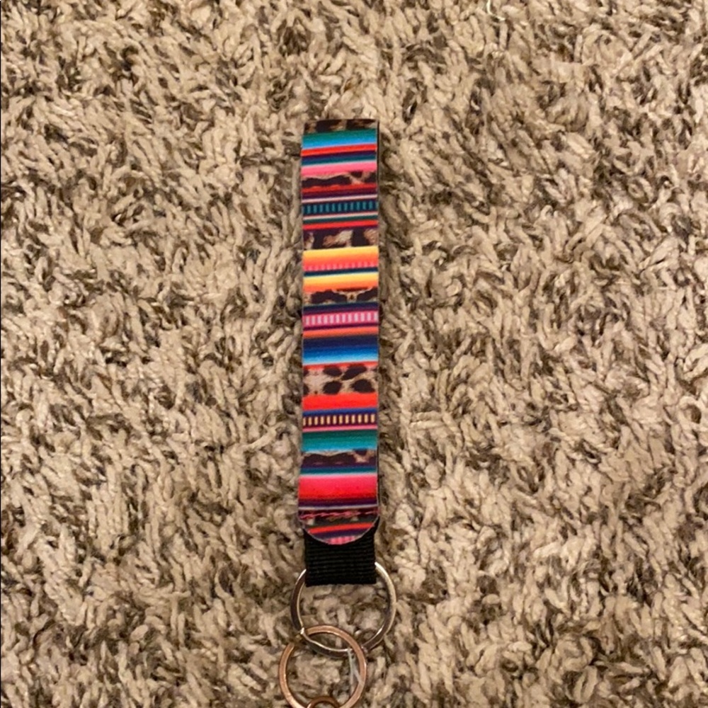 Keychain wrist band